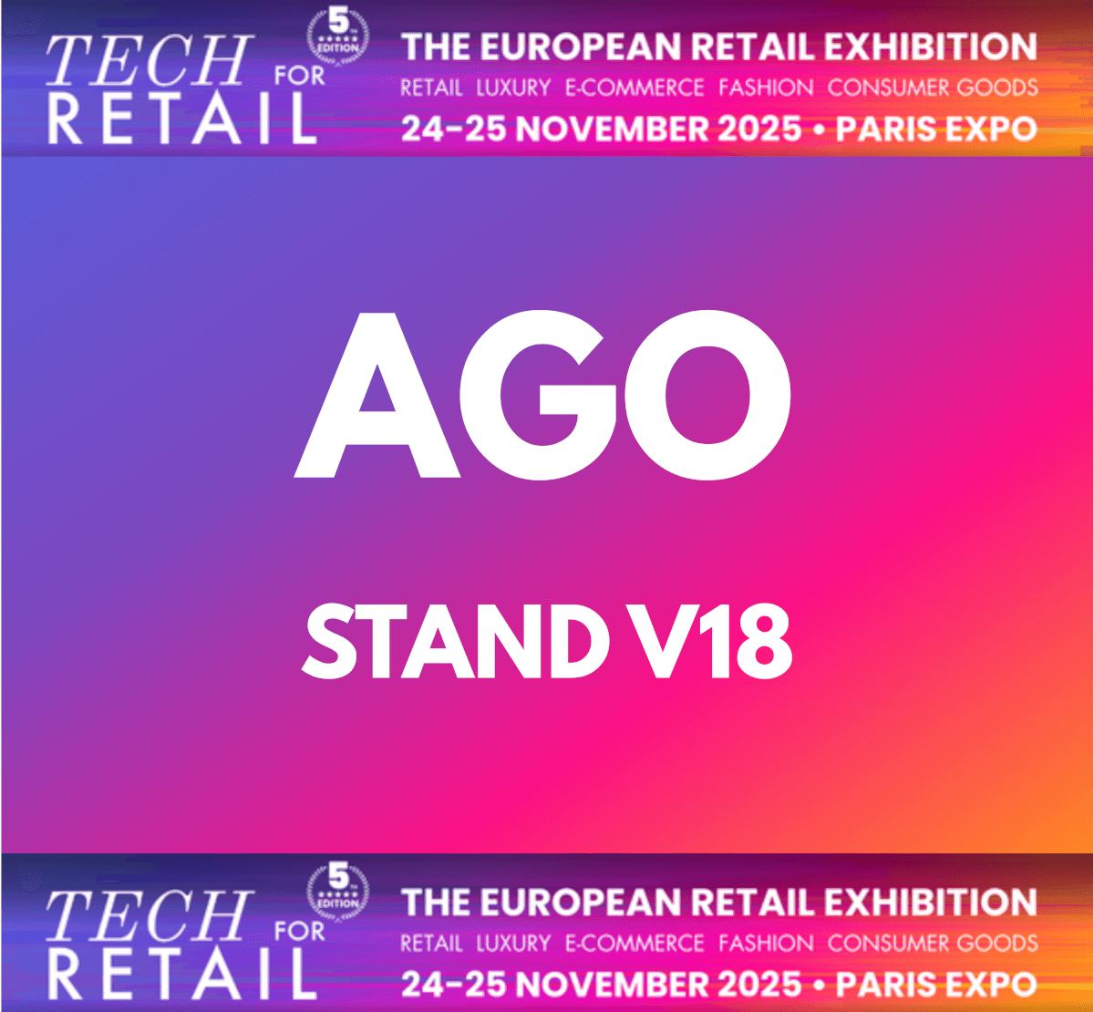 AGO at TECH FOR RETAIL 2025